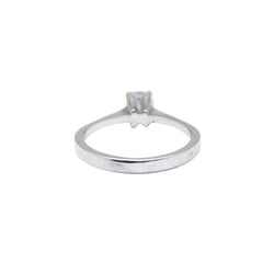 Bague Solitaire en or blanc et diamant