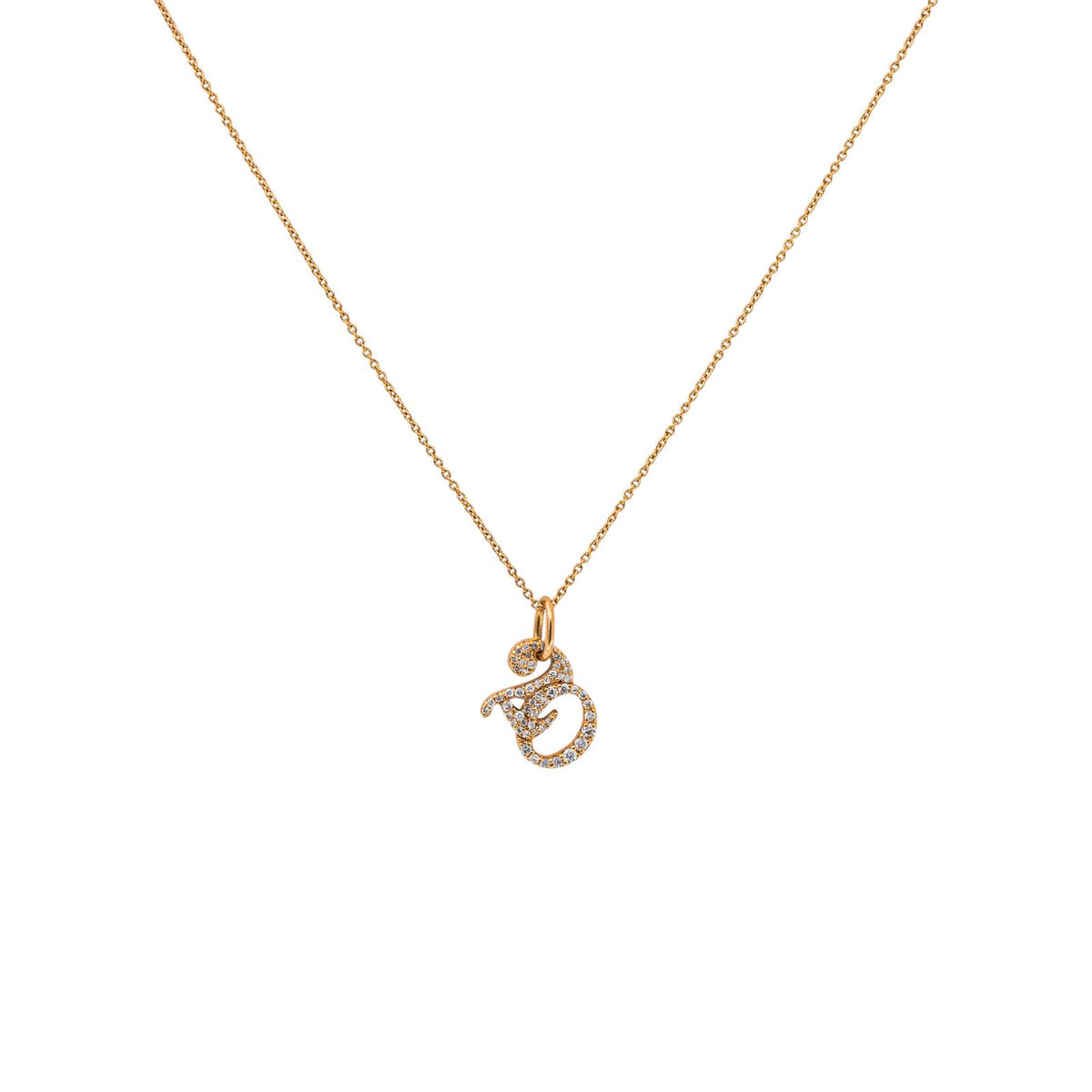 Ginette NY Collier  20 Or rose  Diamant