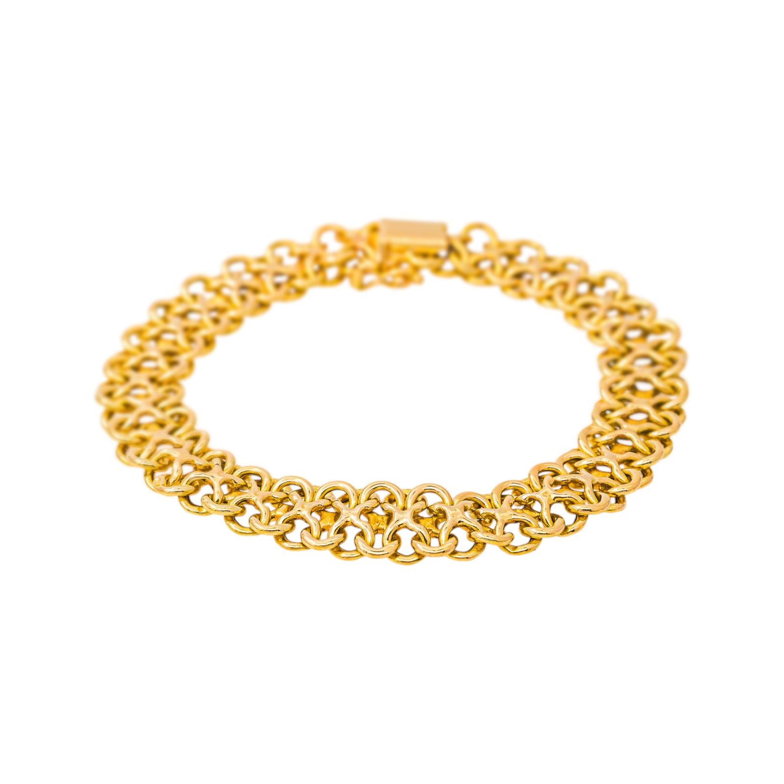 Bracelet Maille souple Or jaune
