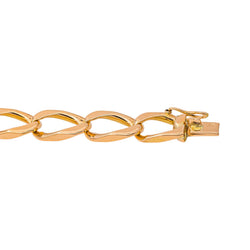 Bracelet Maille Gourmette Or rose