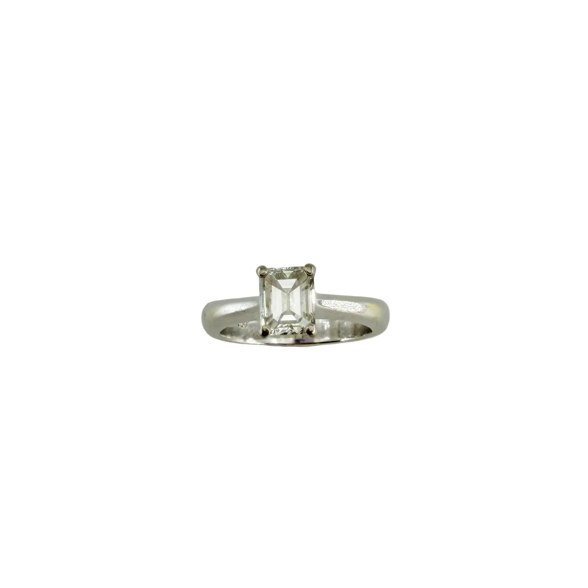 Bague Solitaire en or blanc et diamant