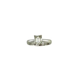 Bague Solitaire en or blanc et diamant