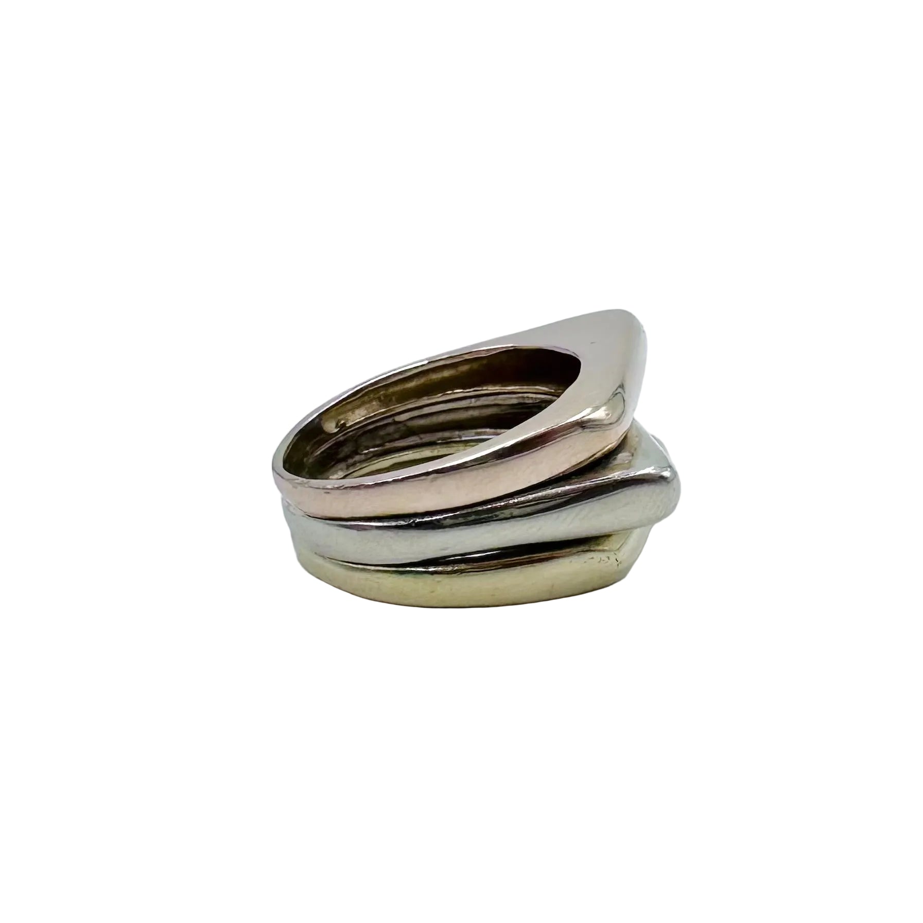 Bague Cocktail en trois ors
