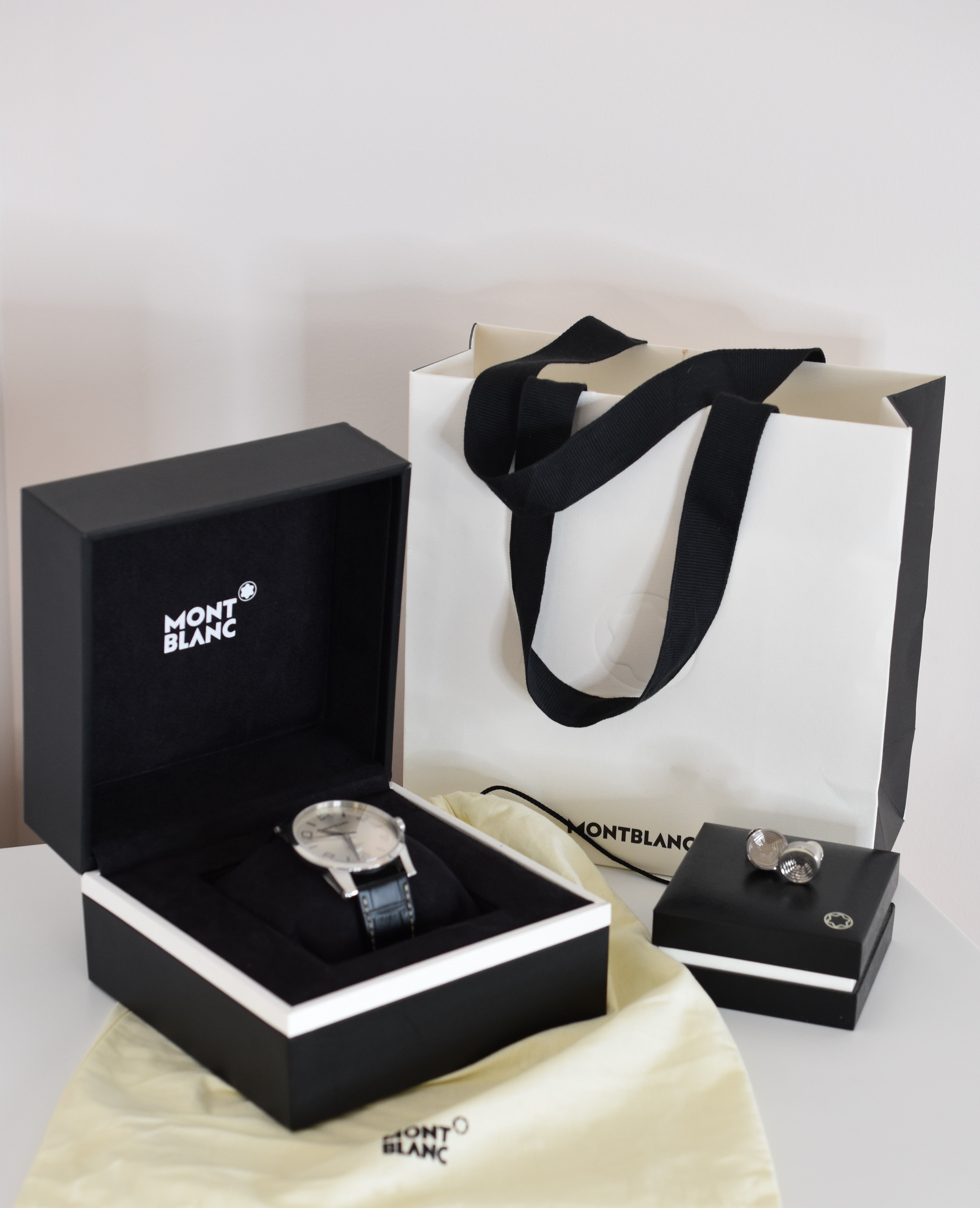 Montblanc Timewalker 2009, Réf  9675, Full set complet avec boutons de manchette offerts