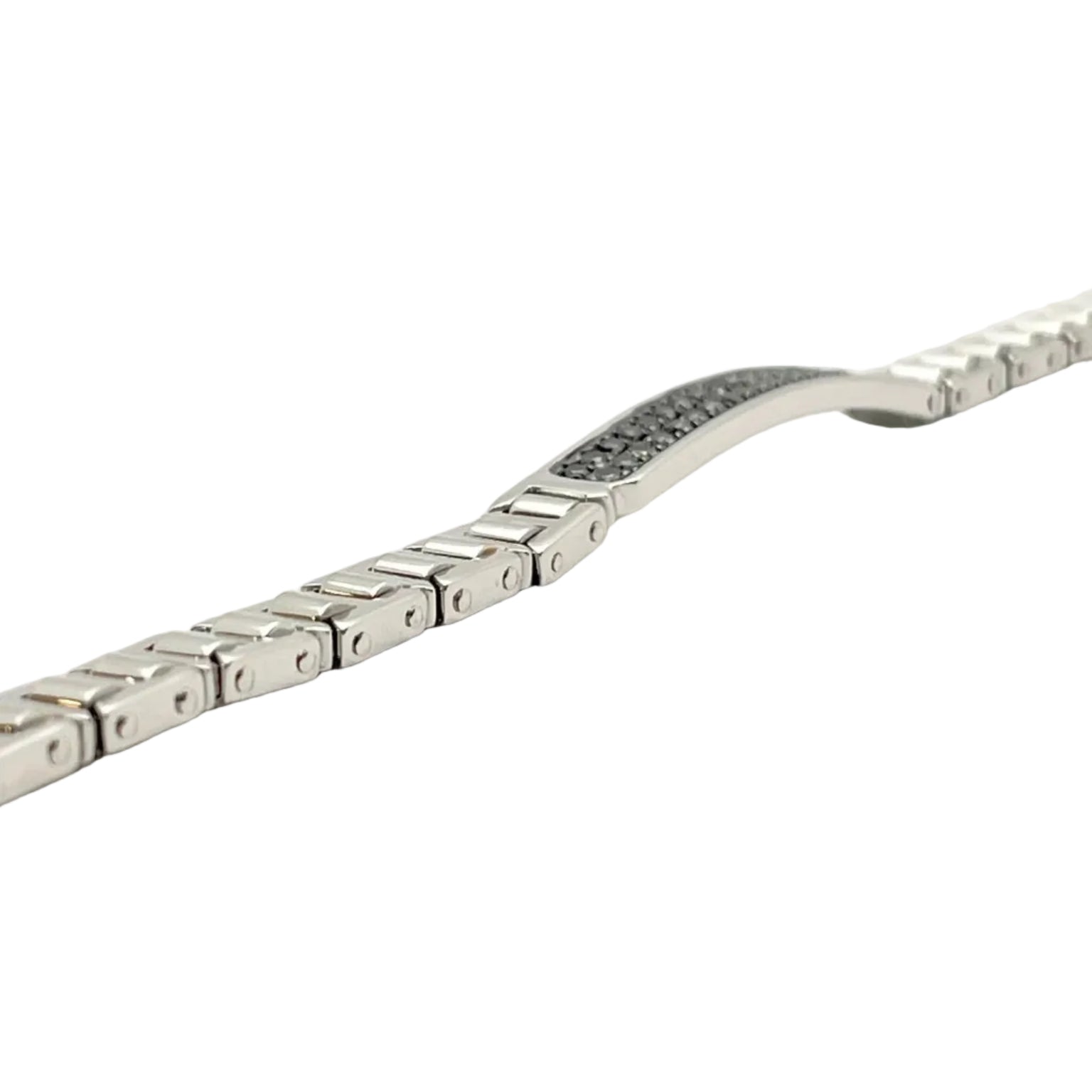 Bracelet Ligne BARAKA en or blanc et diamants