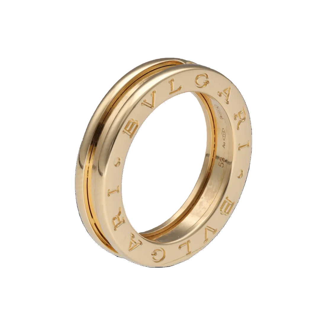 Bague Alliance BULGARI "B.Zéro1" en or jaune