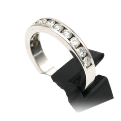 Bague Alliance en or blanc et diamants