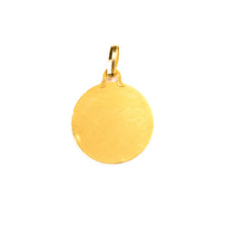 Médaille en or jaune et or vert