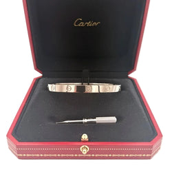 Bracelet Jonc CARTIER "Love" en or blanc