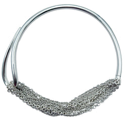 Collier HERMÈS "Licol" en argent