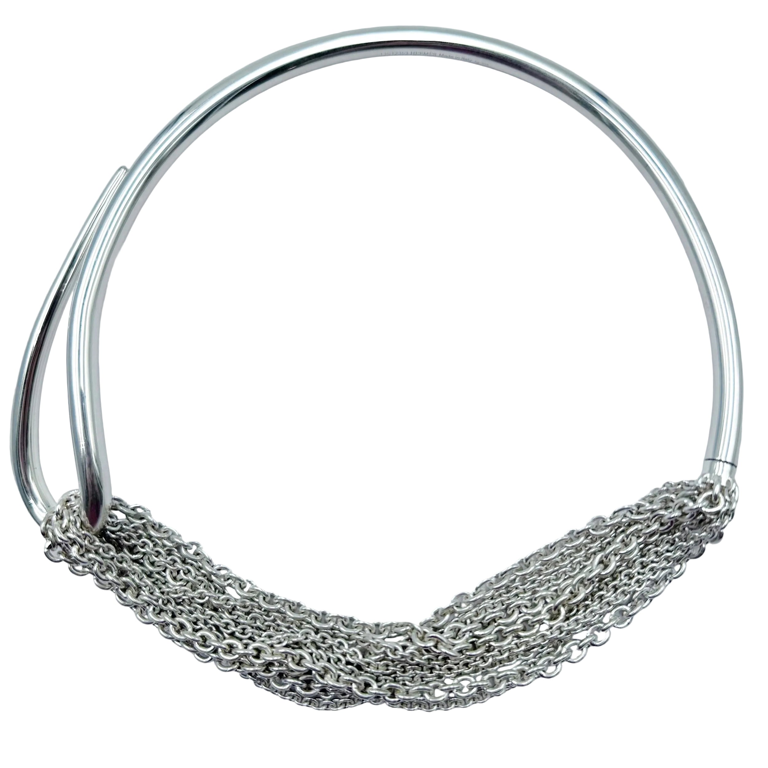 Collier HERMÈS "Licol" en argent
