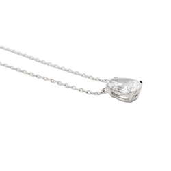 Collier Pendentif en or blanc et diamant