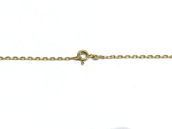 Chaîne en or jaune maille Forçat