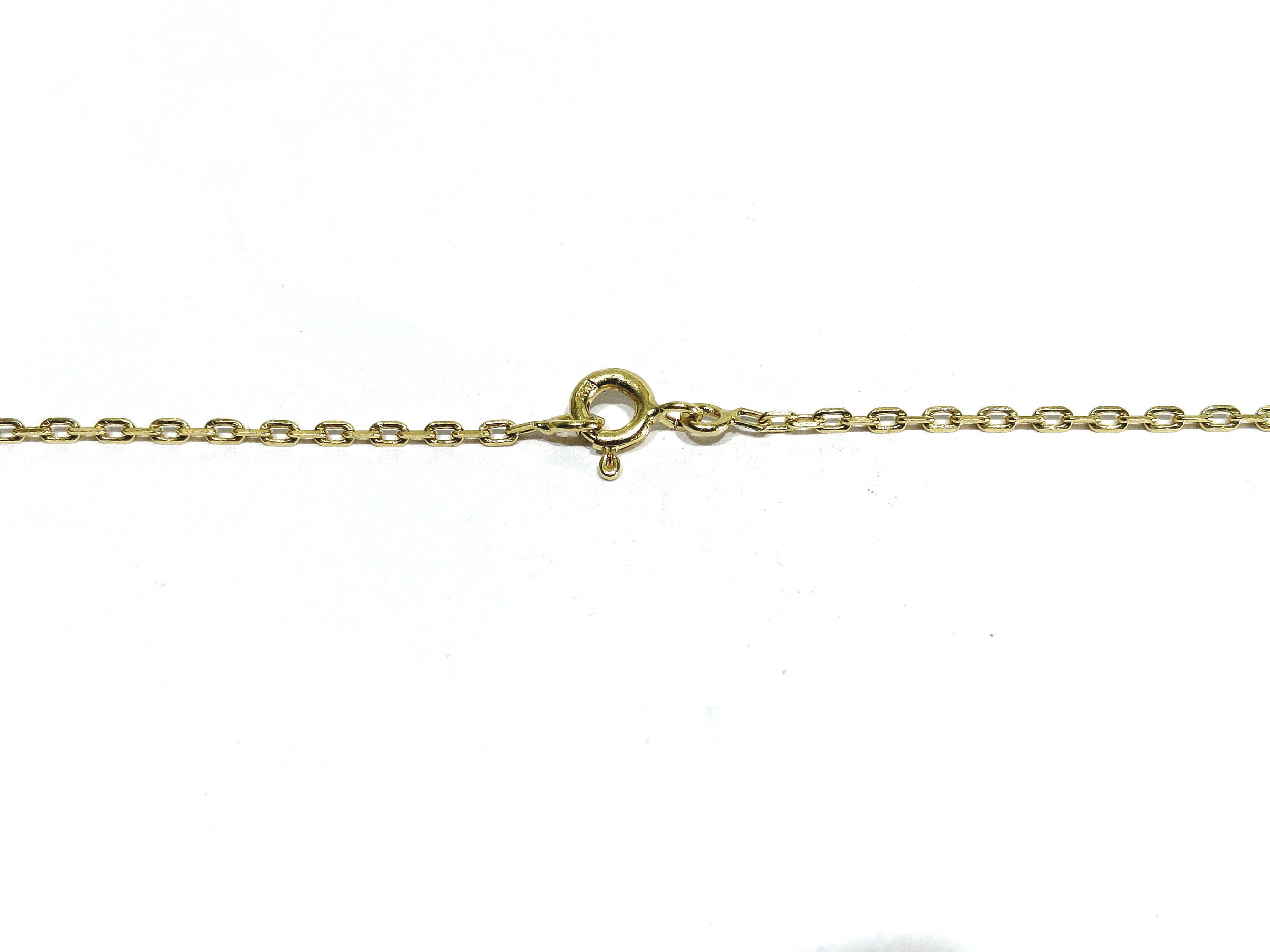 Chaîne en or jaune maille Forçat