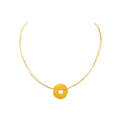 Dinh Van Collier Pièce Chinoise Or jaune