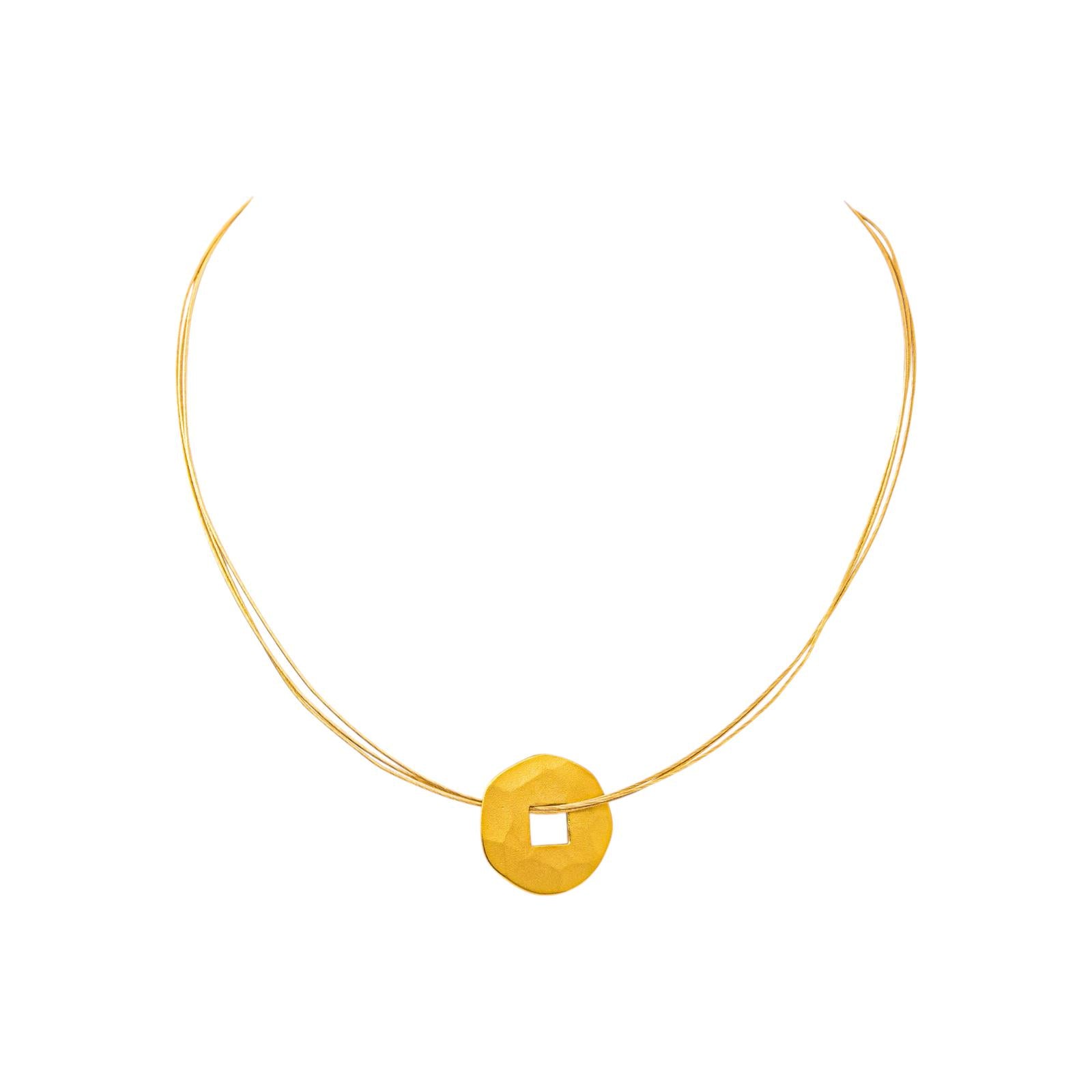 Dinh Van Collier Pièce Chinoise Or jaune