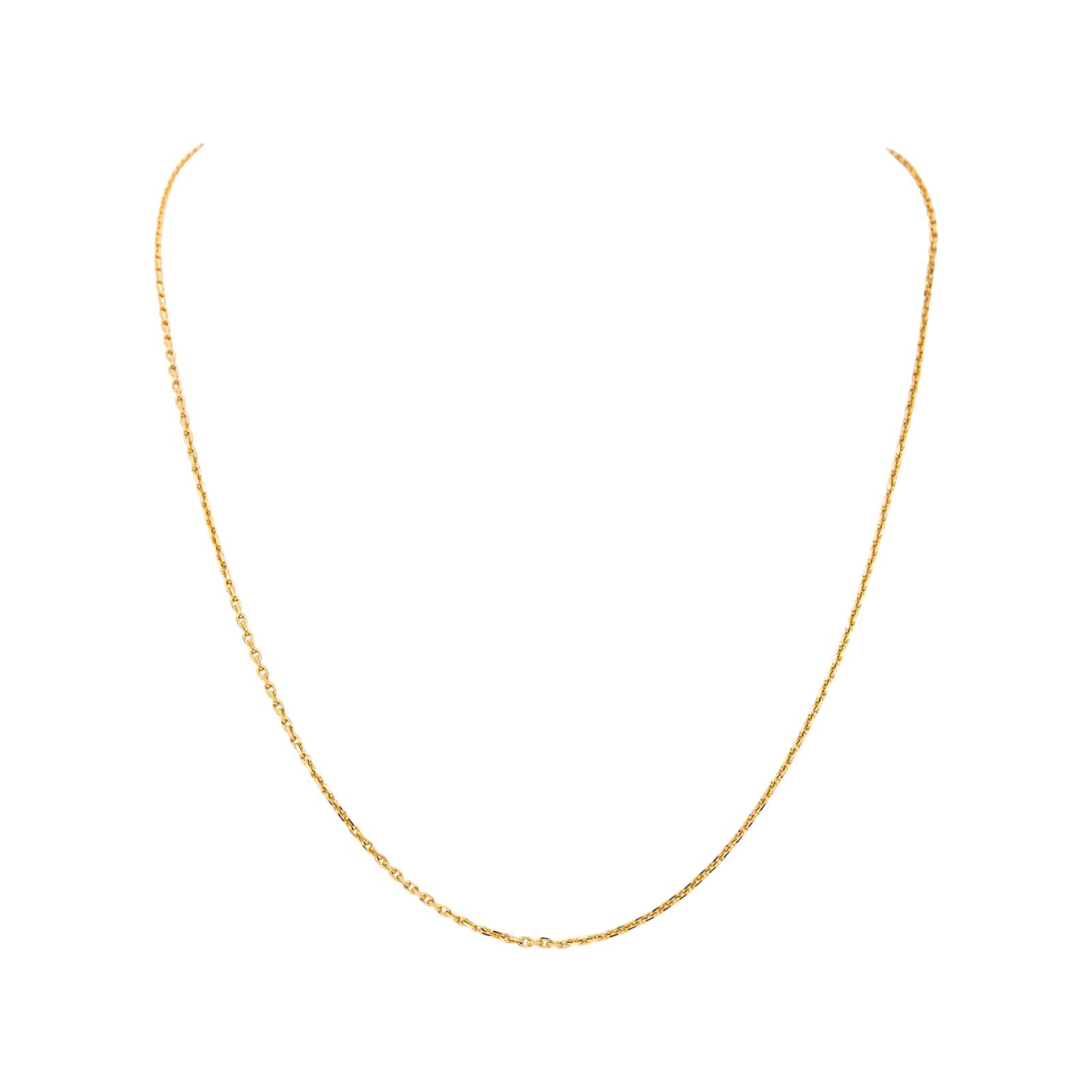 Collier Maille Forçat Or jaune