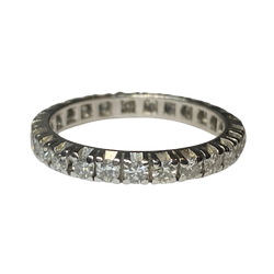 Bague Alliance en platine et diamants