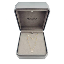 Collier Deux Rangs MESSIKA "My Twin" PM en or rose et diamants