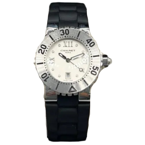 Montre CHAUMET "Class One" en acier et caoutchouc