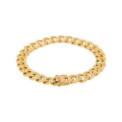 Bracelet Maille gourmette Or jaune
