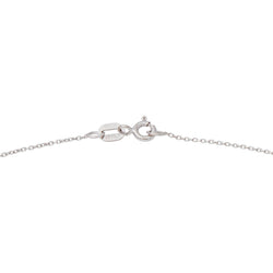 Collier Maille forçat Or blanc Diamant
