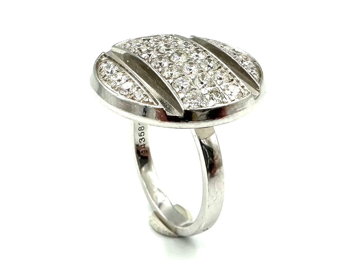 Bague Cocktail CHAUMET Class One Croisière en or blanc et diamants