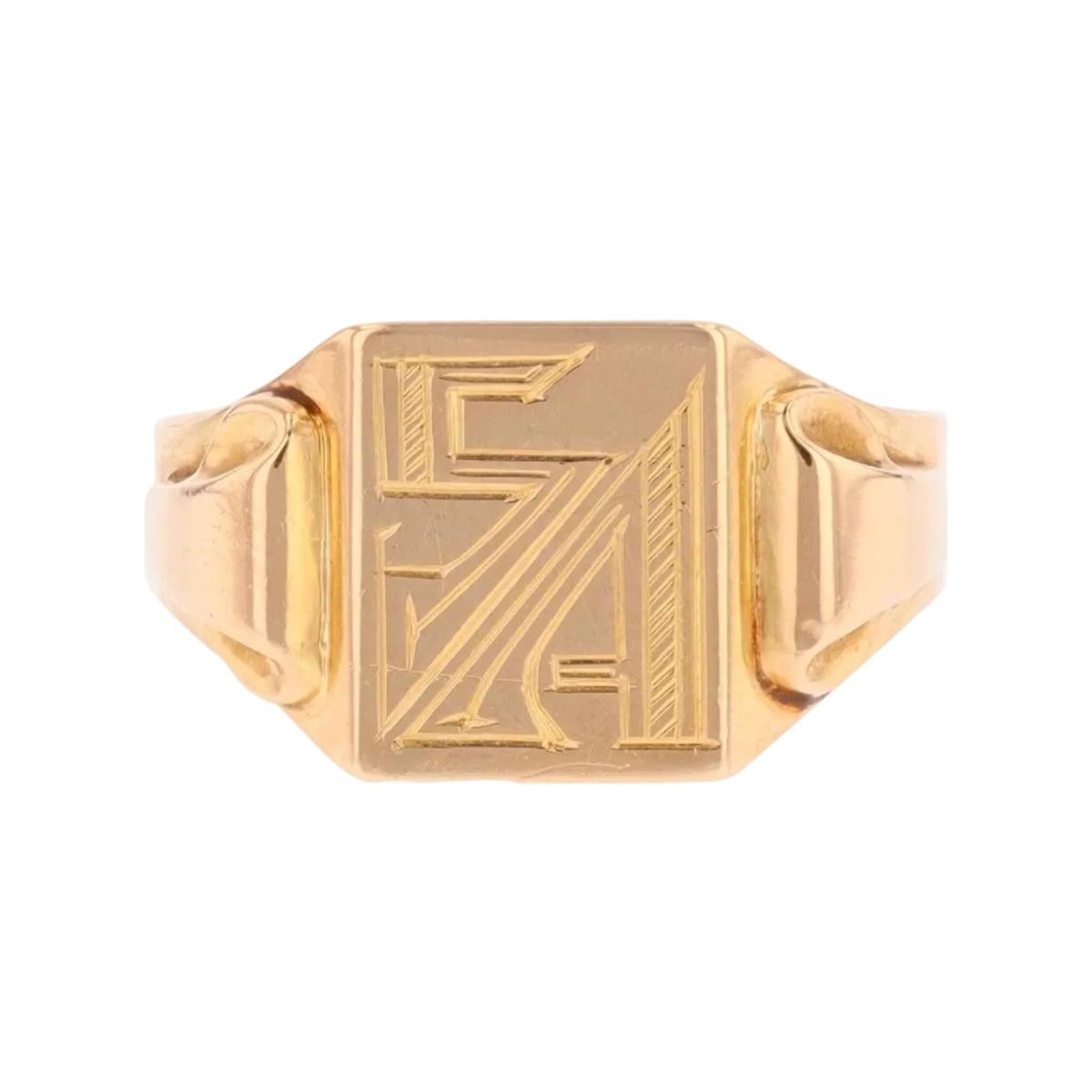 Bague Chevalière en or rose