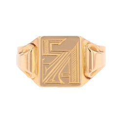 Bague Chevalière en or rose