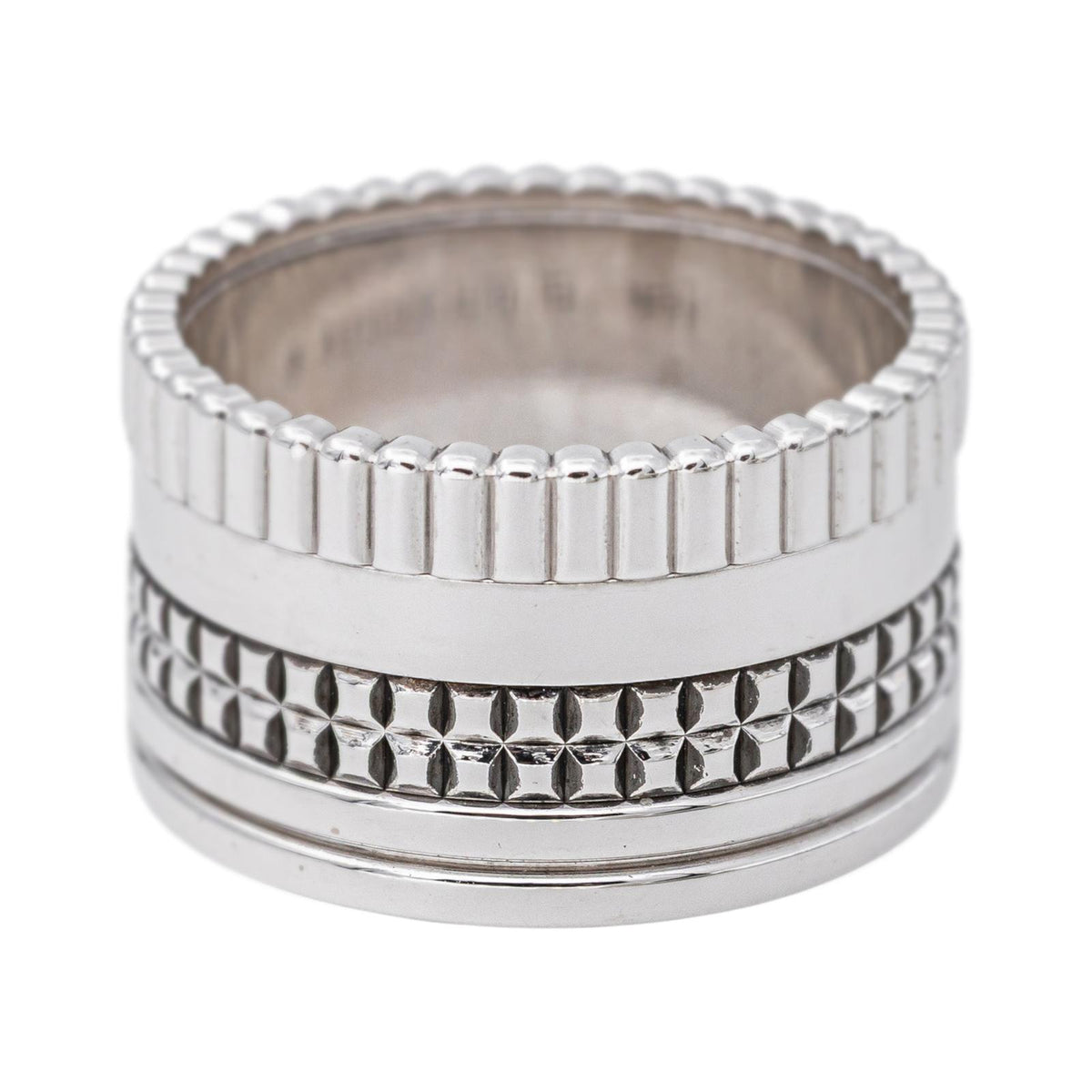 Boucheron Bague Quatre Or blanc