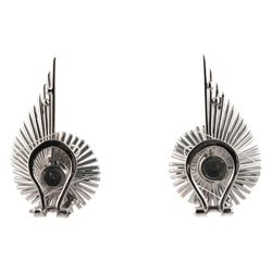 Boucles d'oreilles Clips en or blanc et diamants
