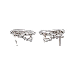 Boucles d'oreilles Or blanc Diamant