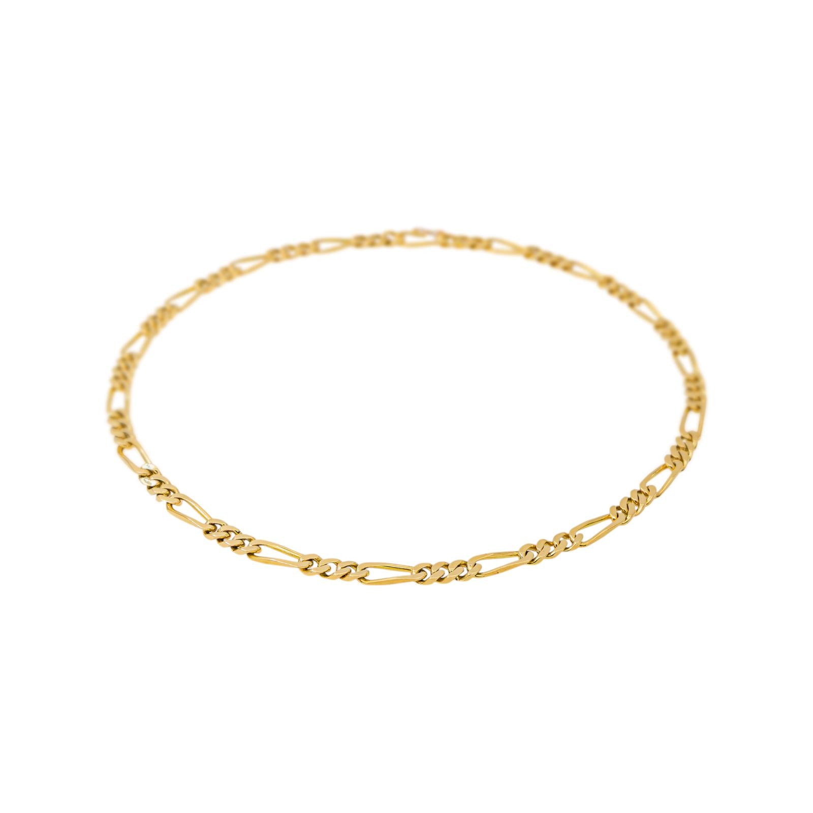 Collier Maille alternée Or jaune