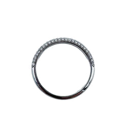 Bague Alliance MESSIKA "Joy" en or blanc et diamants