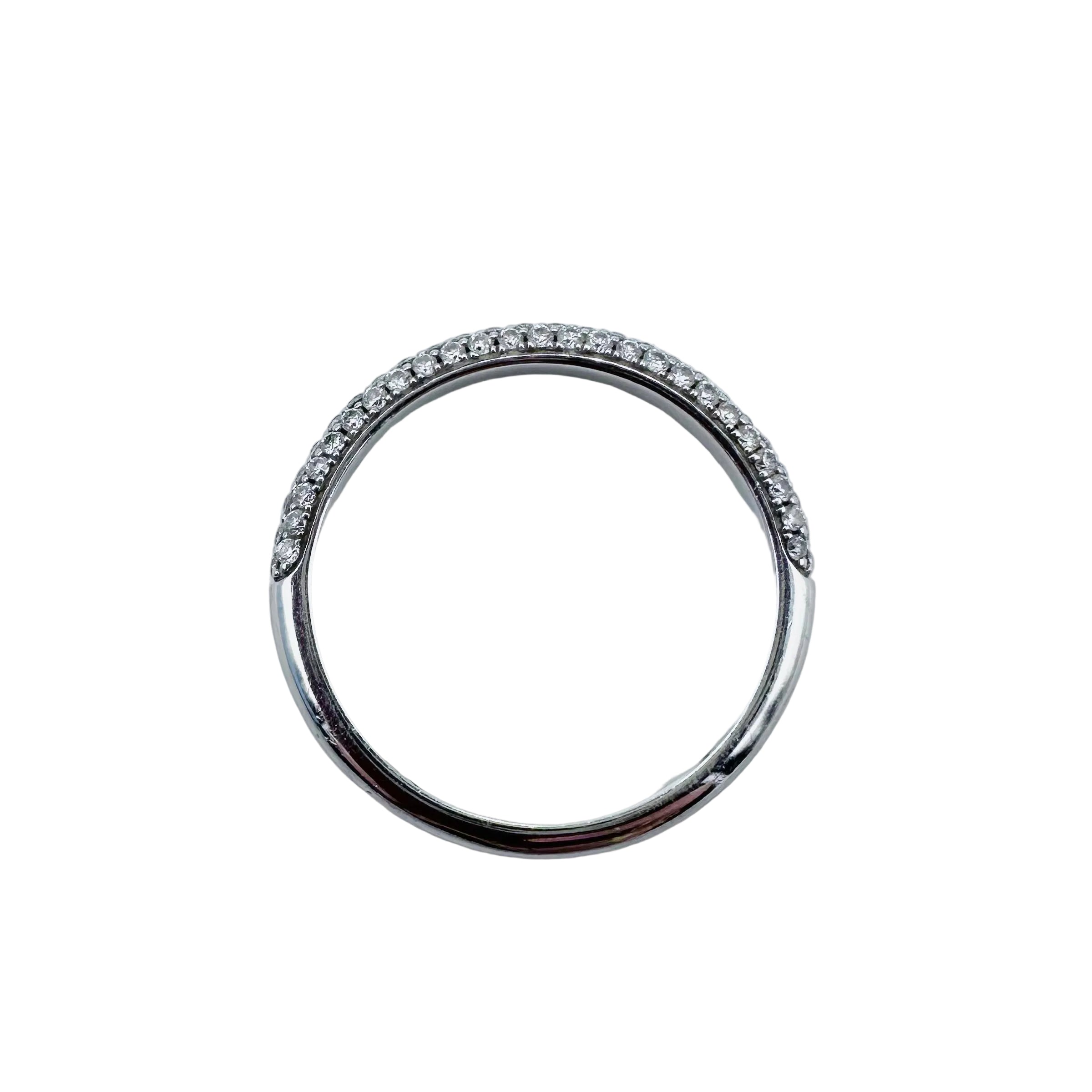 Bague Alliance MESSIKA "Joy" en or blanc et diamants