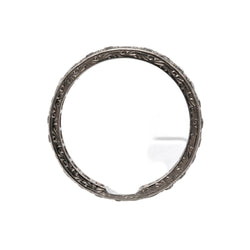 Bague Alliance en or blanc et diamants