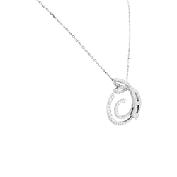 Sautoir Van Cleef & Arpels, "Contes d'Hiver", or blanc et diamants.