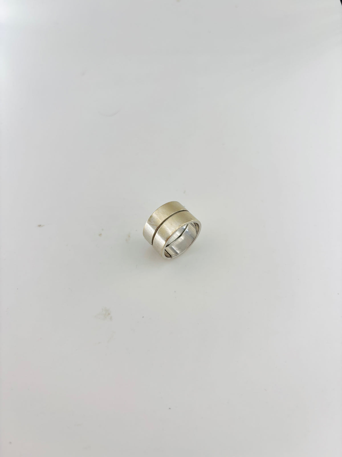 Bague Bandeau DINH VAN "Seventies" GM en or blanc