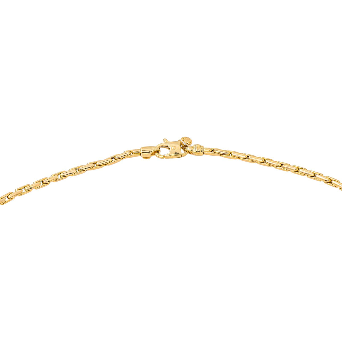 Collier Maille Grain de riz Or jaune