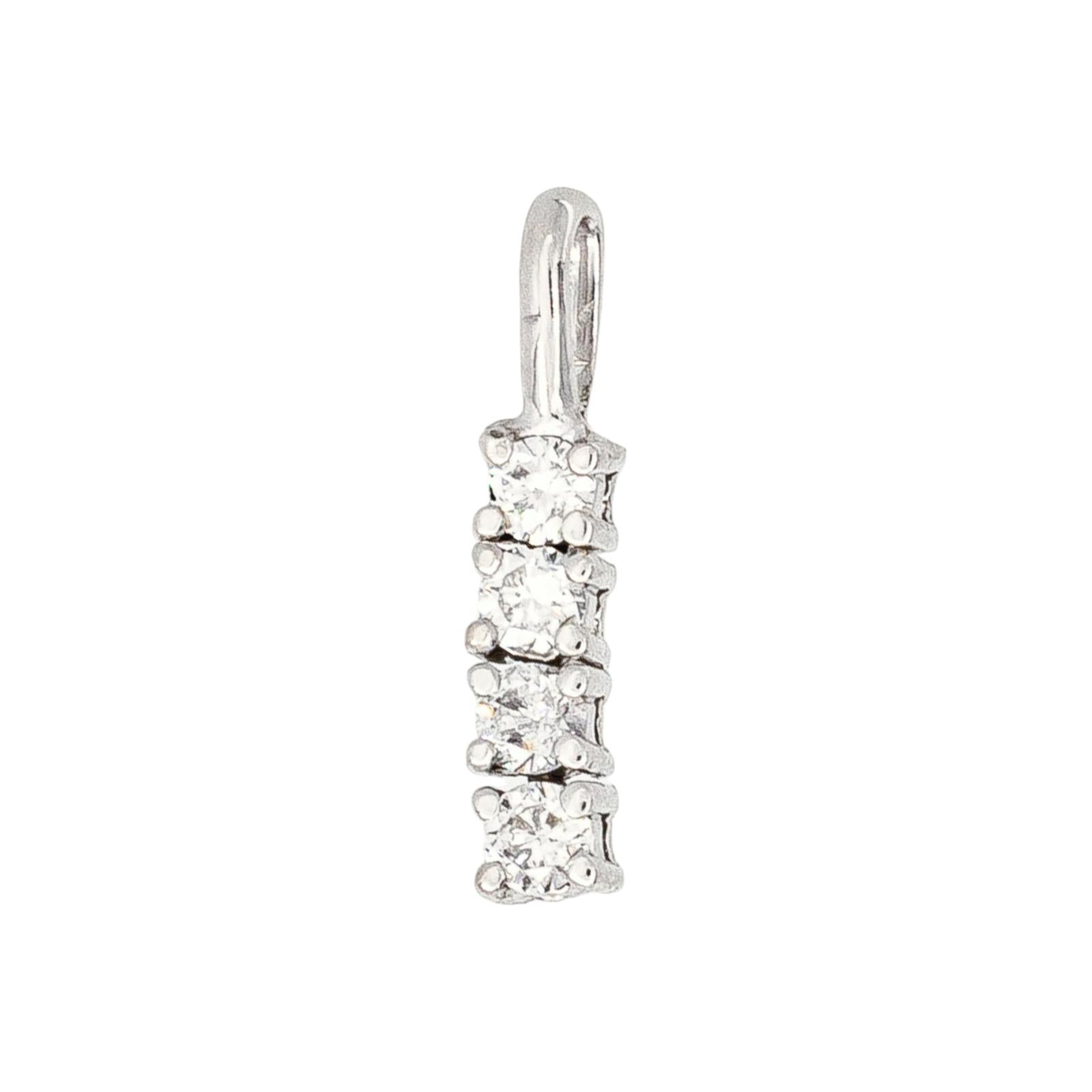 Pendentif Or blanc Diamant