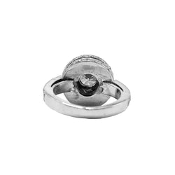 Bague Entourage en or blanc et diamants