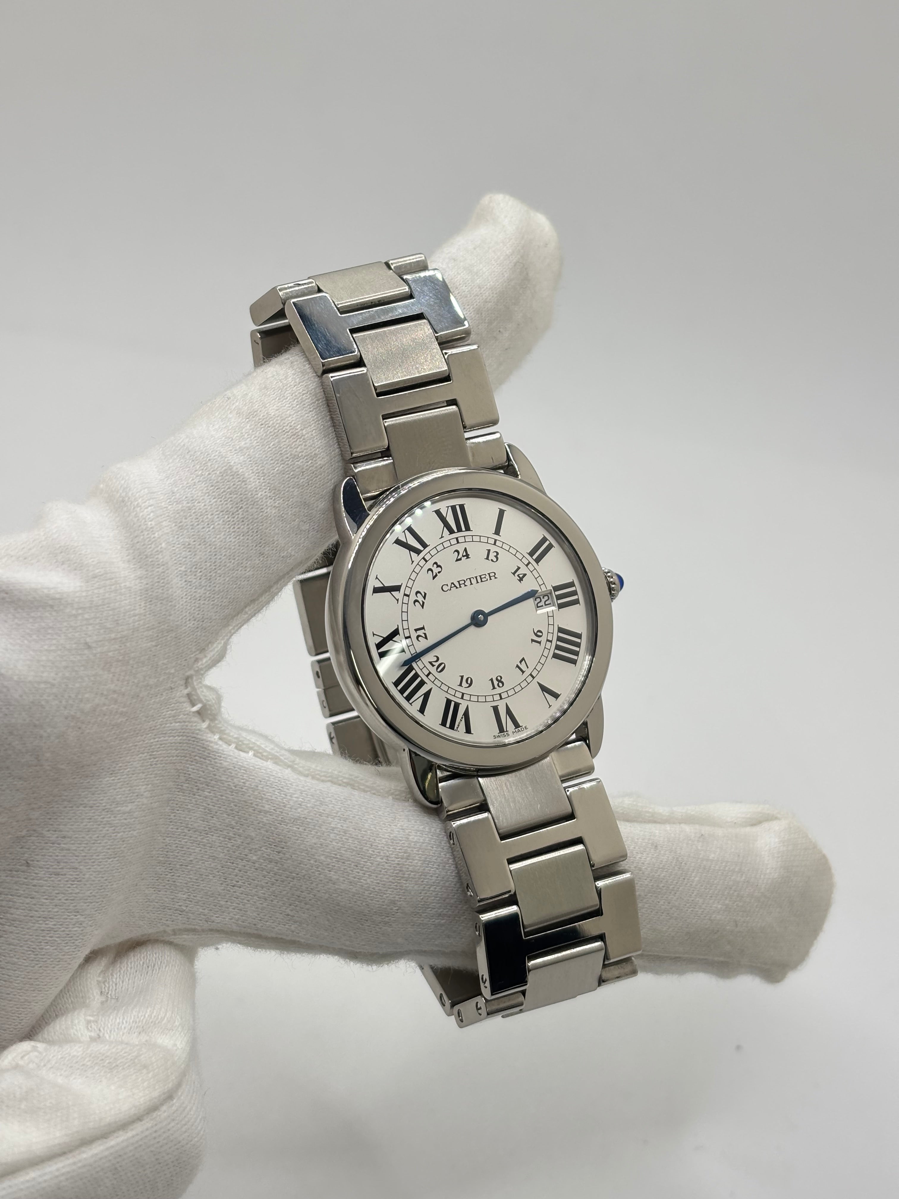 Montre CARTIER "Ronde Solo" en acier