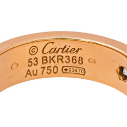 Cartier Bague Love Or rose Diamant