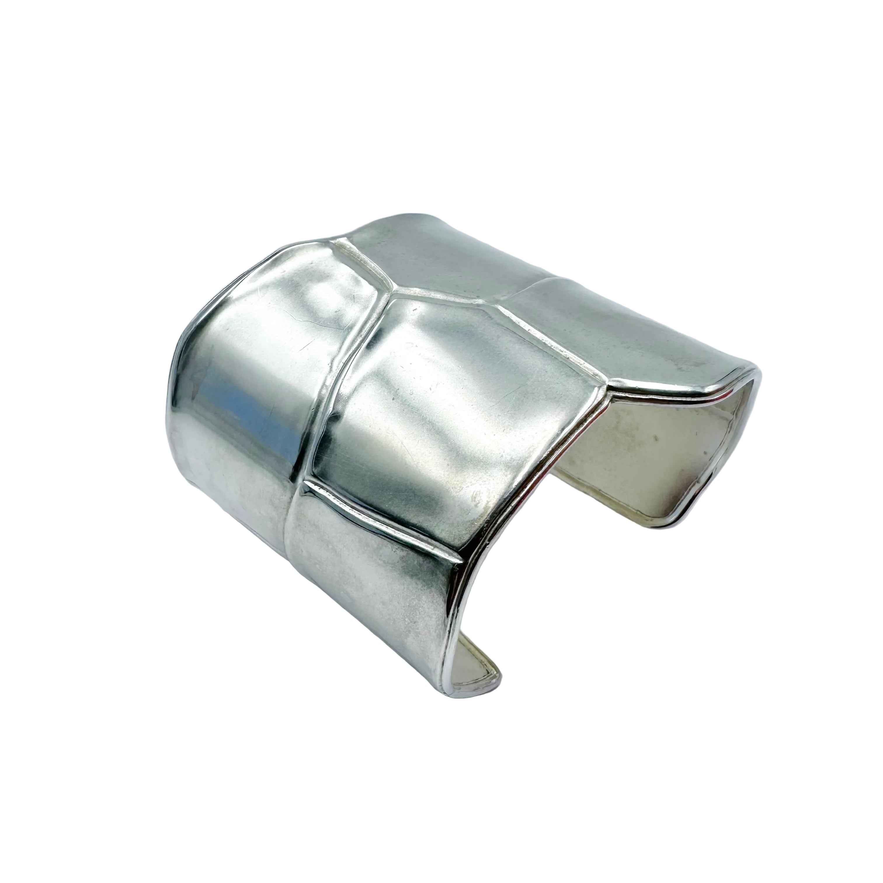 Bracelet Manchette HERMÈS "Niloticus Éclat" en argent