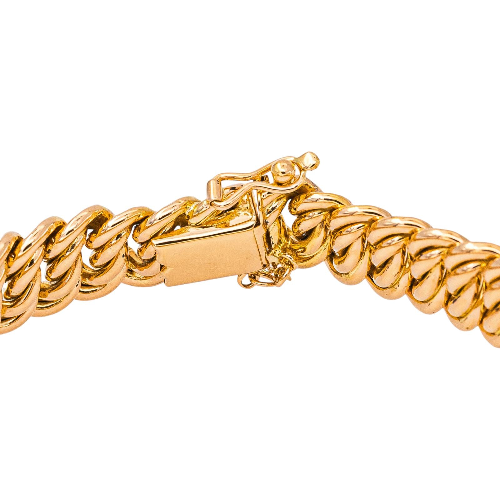 Bracelet Maille Américaine Or rose