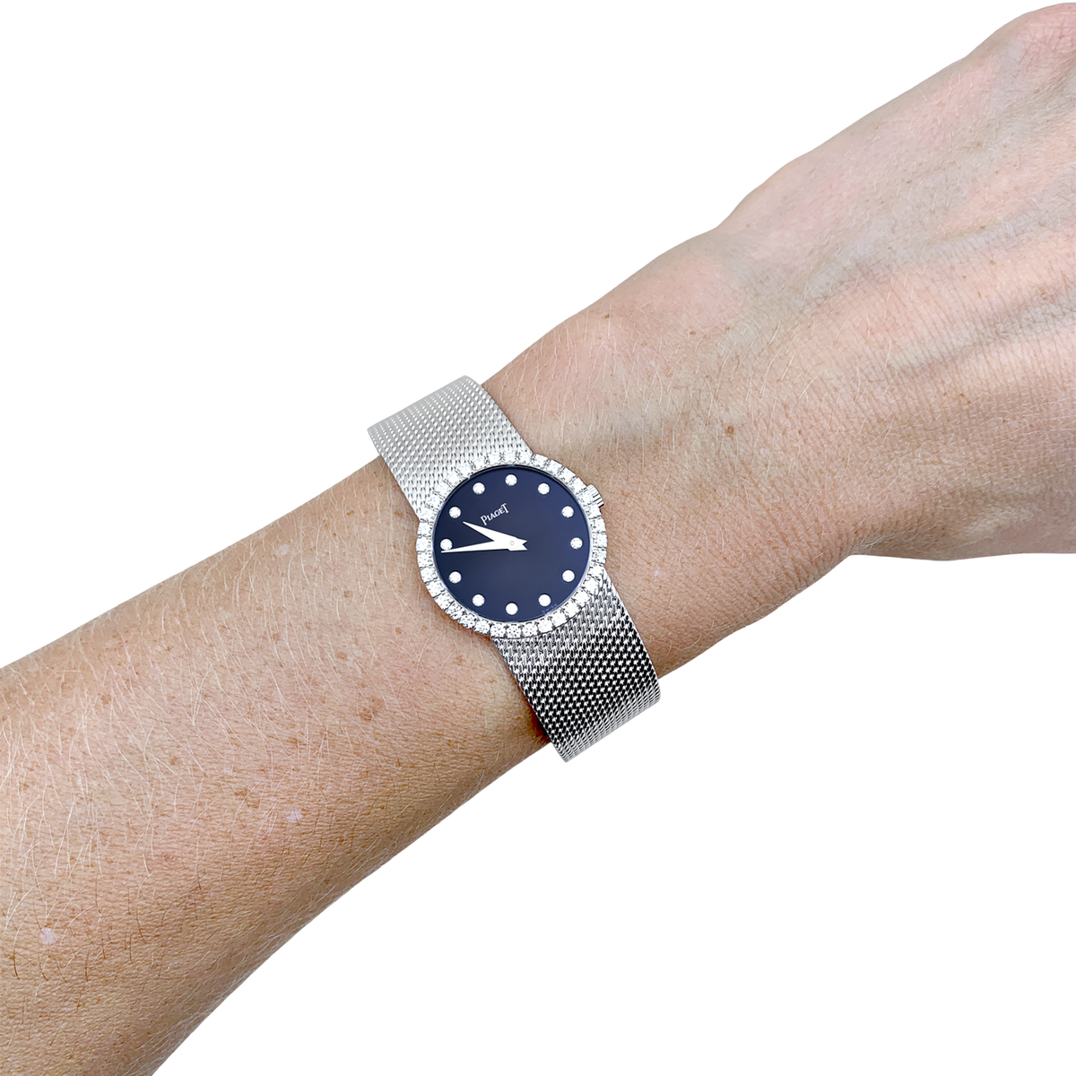 Montre PIAGET en or blanc et diamants