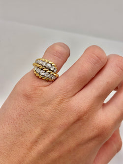 Bague Cocktail VAN CLEEF & ARELS en or jaune et diamants