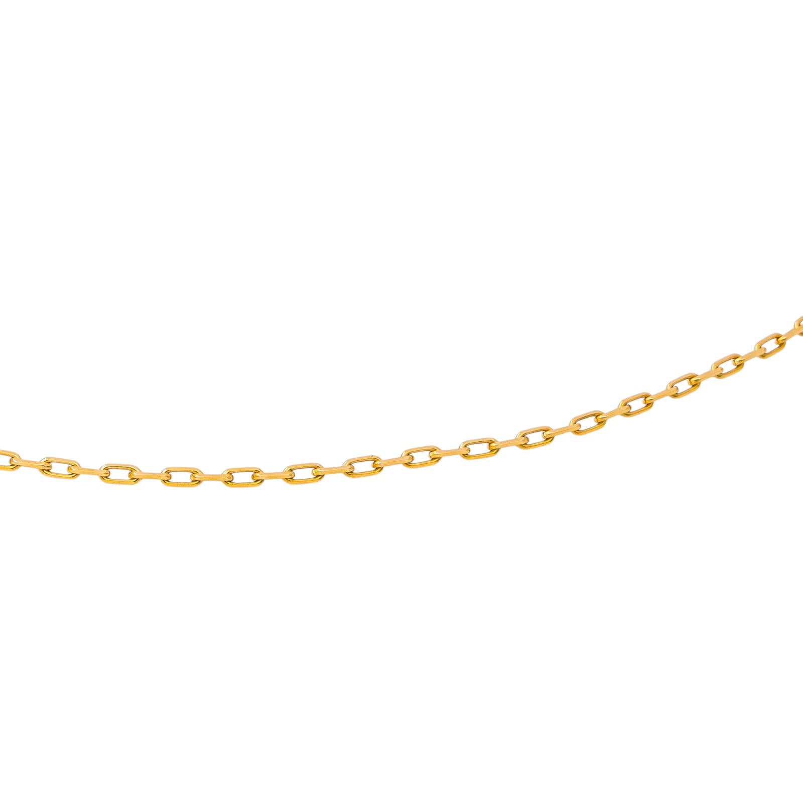 Collier Maille forçat Or jaune