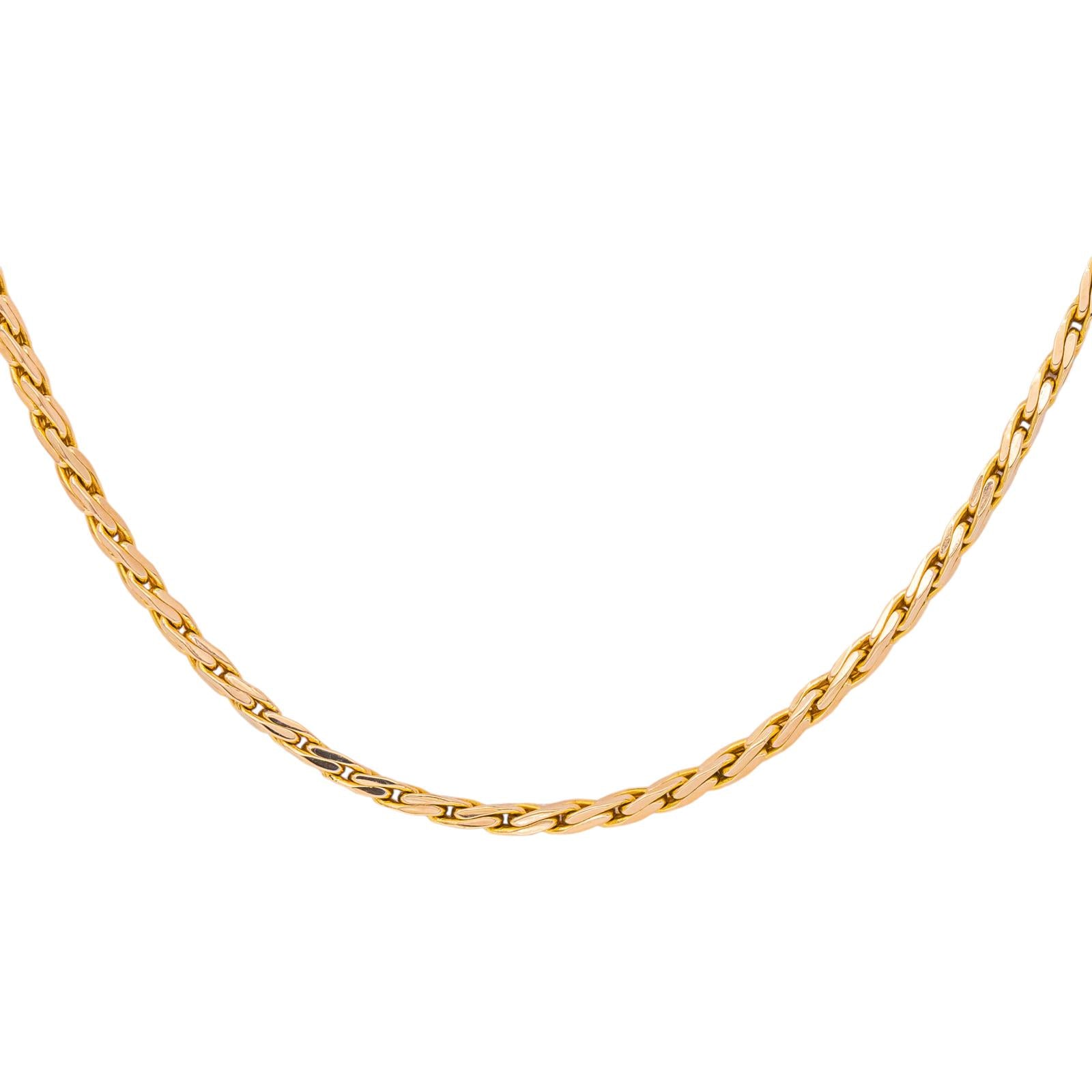 Collier Maille en or rose