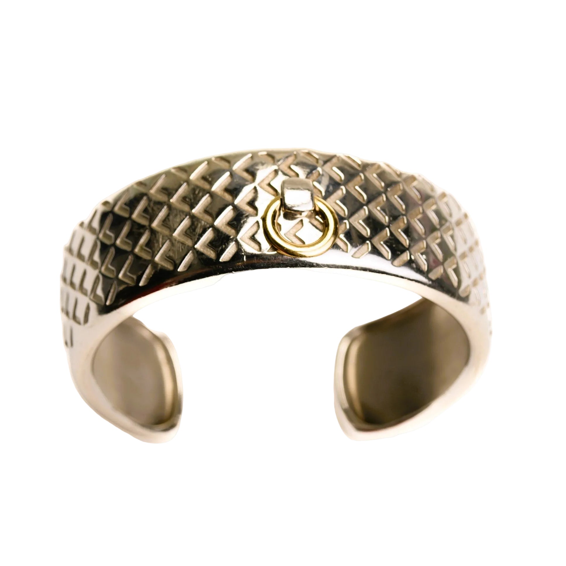 Bracelet Manchette MAUBOUSSIN "Salomé" en or jaune et argent